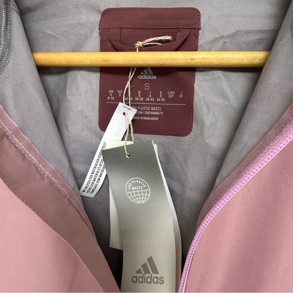 Adidas Ladies 2023 Provisional Jacket - Burgundy - Picture 2 of 3